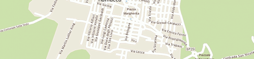 Mappa della impresa think e print di evangelista liliana a RAMACCA