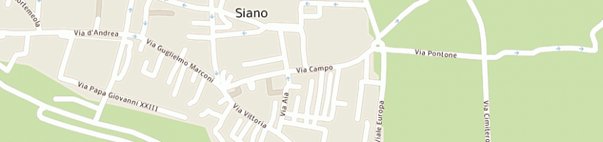 Mappa della impresa del regno nicola a SIANO