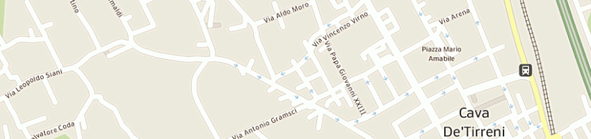 Mappa della impresa cartolibreria europa - snc - di santoriello antonio e c a CAVA DE TIRRENI