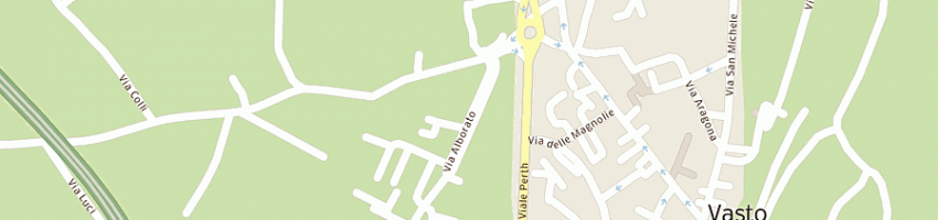 Mappa della impresa palestra new gym e fitness srl a VASTO