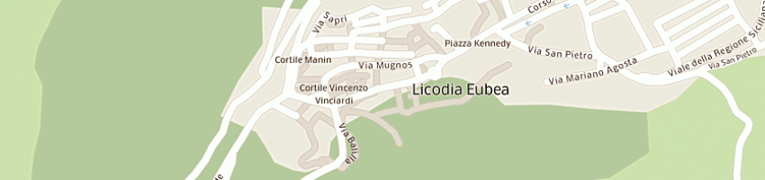Mappa della impresa morgana micciche' sebastiana a LICODIA EUBEA