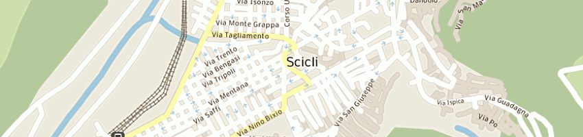 Mappa della impresa a piedi nudi di morana salvatore a SCICLI