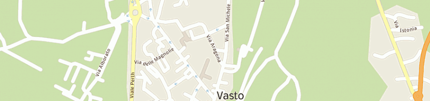 Mappa della impresa immobiliare sette  srl a VASTO