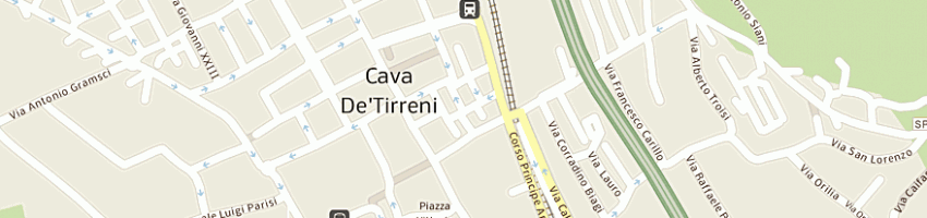 Mappa della impresa nabab video pub - sas di giorgo rosa e  a CAVA DE TIRRENI