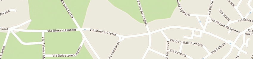 Mappa della impresa societa' ippica ragusana a RAGUSA