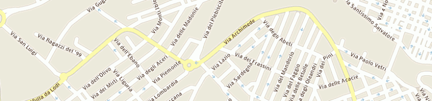 Mappa della impresa centro studi ibleo a RAGUSA