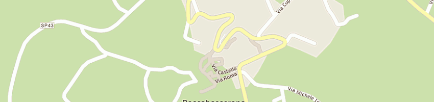 Mappa della impresa panificio pagnozzi assunta a ROCCABASCERANA