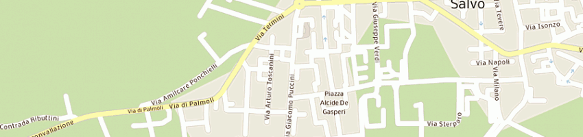Mappa della impresa panetteria san giuseppe   di salvatore giovanni e giangiacomo cesilia snc a SAN SALVO