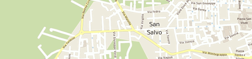 Mappa della impresa univasto snc di di gregorio domenico e serafini alessandro a SAN SALVO