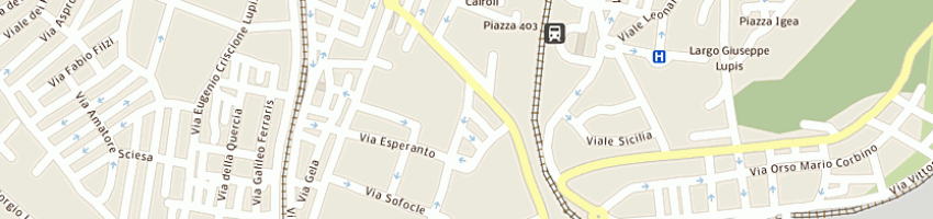 Mappa della impresa bonanno giuseppe a RAGUSA
