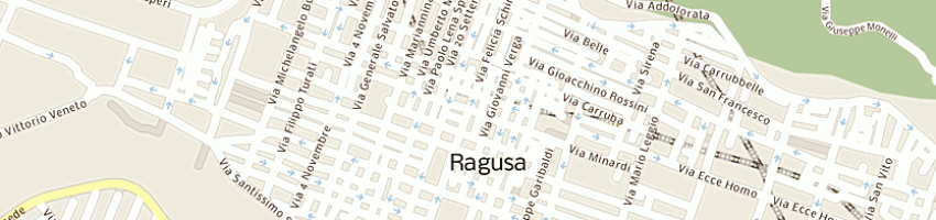 Mappa della impresa ceramiche d'arte di caltagirone prodotte da girella cinzia a RAGUSA