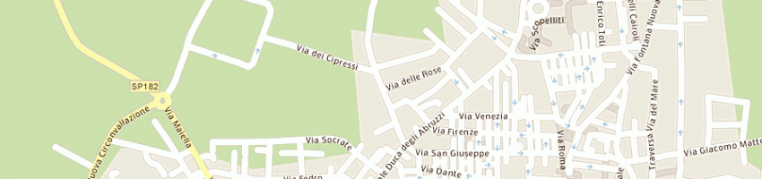 Mappa della impresa del nero antonio a SAN SALVO