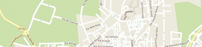 Mappa della impresa palestra centro athena a SAN SALVO
