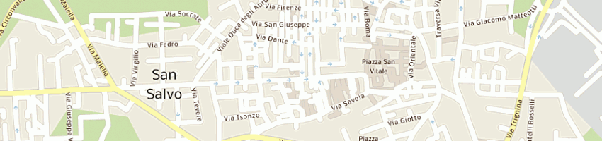 Mappa della impresa cyborg sistemi e informatica a SAN SALVO