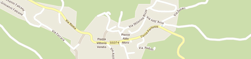 Mappa della impresa oliviero giuseppe a PIETRASTORNINA