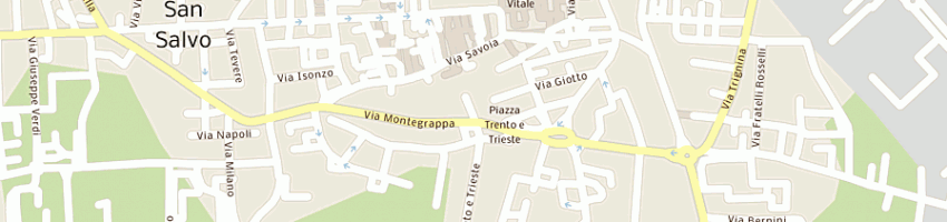 Mappa della impresa naccarella mauro a SAN SALVO