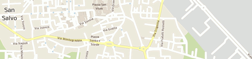 Mappa della impresa vicoli edilizia di vicoli lucio e c snc a SAN SALVO