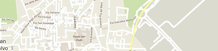 Mappa della impresa bar pizzeria 138 a SAN SALVO