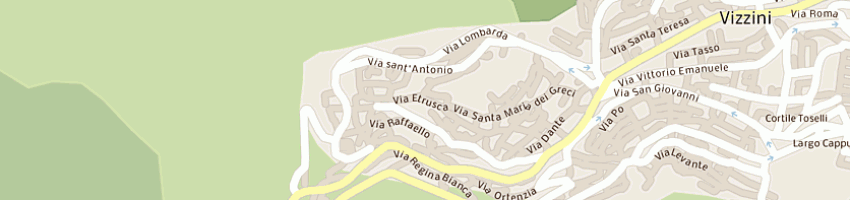 Mappa della impresa orfanotrofio maugeri a VIZZINI