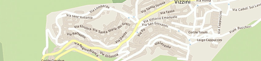 Mappa della impresa maggiore sebastiano a VIZZINI