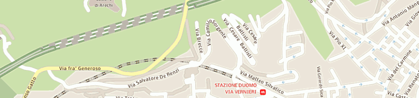 Mappa della impresa marino domenico alimentari a SALERNO