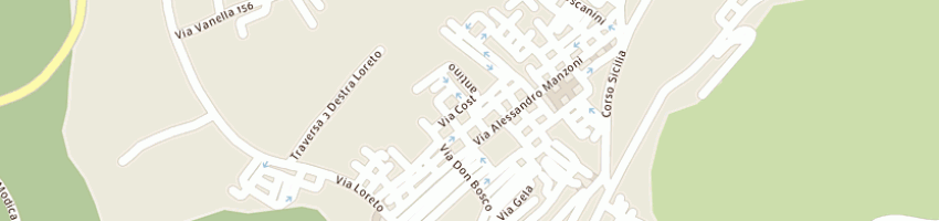 Mappa della impresa scuole pubbliche scuola media statale e de amicis a MODICA