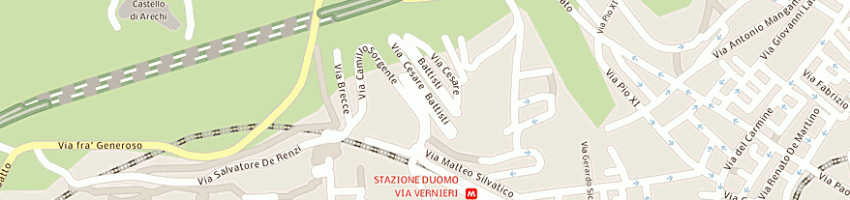 Mappa della impresa le sirene srl a SALERNO