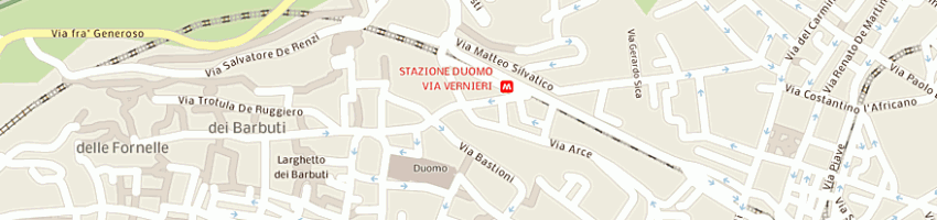 Mappa della impresa new euro services a SALERNO