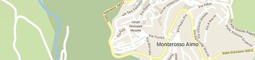 Mappa della impresa parrocchia sgiovanni battista a MONTEROSSO ALMO