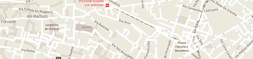Mappa della impresa mundo pietro a SALERNO