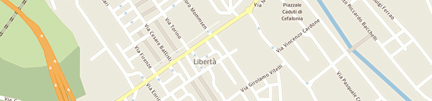 Mappa della impresa galliano pellegrina a BENEVENTO