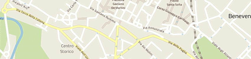 Mappa della impresa bar dei mulini a BENEVENTO
