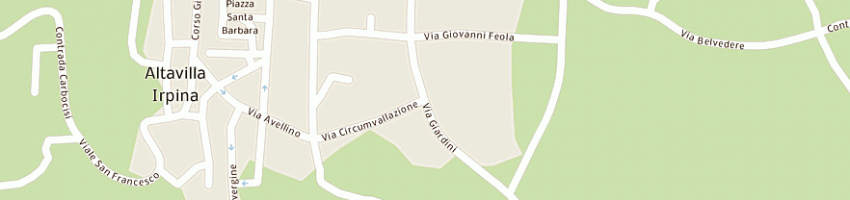 Mappa della impresa ristorante tre colli di perrotta elvira a ALTAVILLA IRPINA