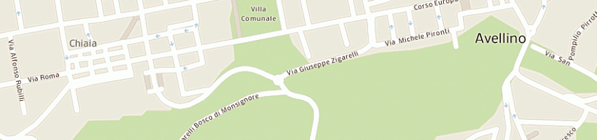Mappa della impresa palestra up level srl a AVELLINO