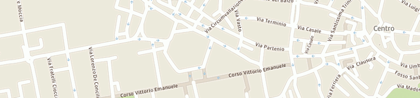 Mappa della impresa hispanico calzature ed accessori di luigi foti a AVELLINO
