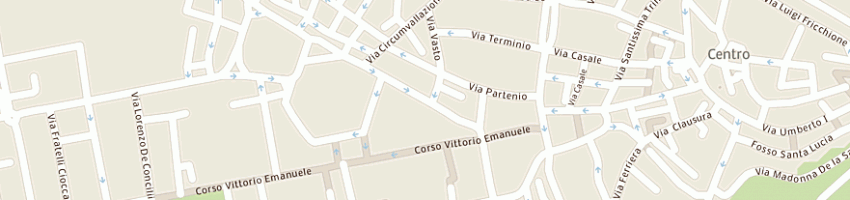 Mappa della impresa le bustier  a AVELLINO