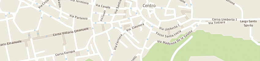 Mappa della impresa merceria papa intimo e merceria di romano antonia a AVELLINO