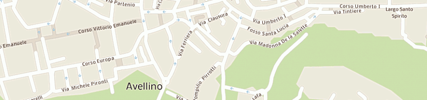 Mappa della impresa backstage srl a AVELLINO