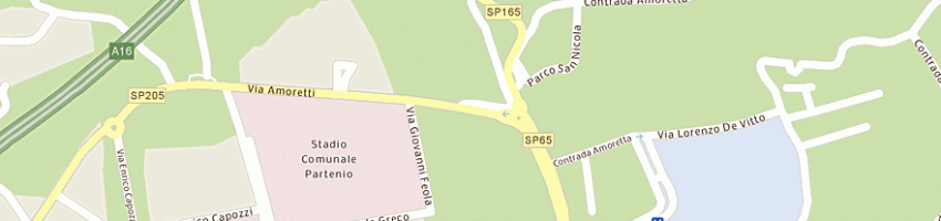 Mappa della impresa vigili del fuoco a AVELLINO
