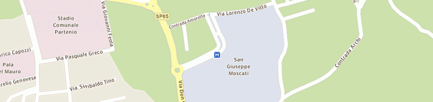Mappa della impresa azienda sanitaria locale av2 a AVELLINO