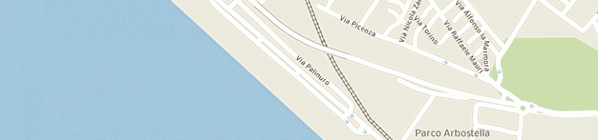 Mappa della impresa videoservis di avallone anna a SALERNO