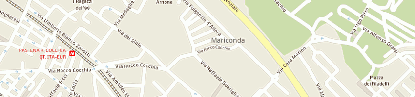 Mappa della impresa ricambi auto iannone e c-sas a SALERNO
