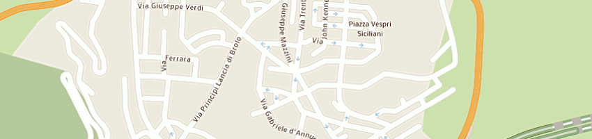 Mappa della impresa furnari filippo a BROLO