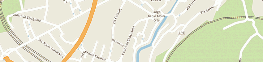 Mappa della impresa sh in service srl a ATRIPALDA