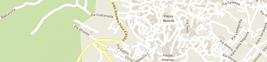 Mappa della impresa comune di bronte a BRONTE