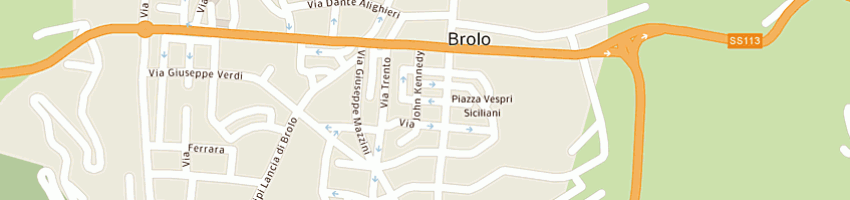 Mappa della impresa ruggeri carmelo e figli di ruggeri vito carmelo e c sas a BROLO