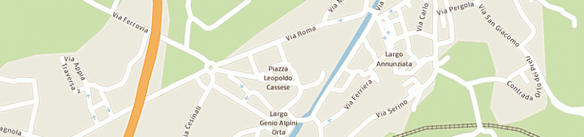 Mappa della impresa deni'arte regalo di della sala n a ATRIPALDA