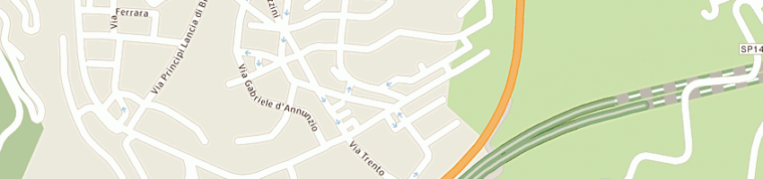 Mappa della impresa linea blu srl a BROLO