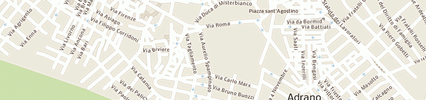 Mappa della impresa di primo carmelo a ADRANO