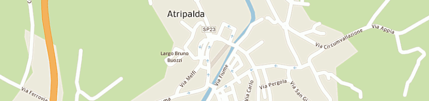 Mappa della impresa astraservice sasdi alfonso santosuosso e c a ATRIPALDA
